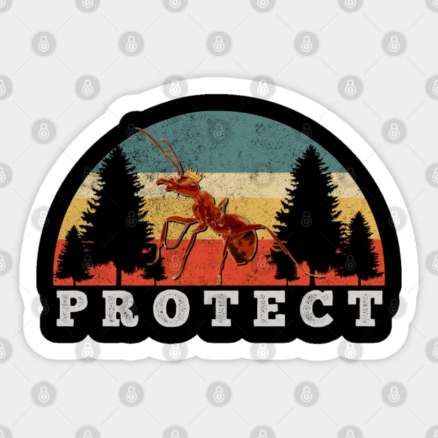 P R O T E C T (Ant Colony) Sticker by giovanniiiii